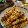 Brochettes de poulet au curry - Facile fait maison