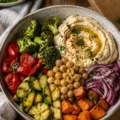 Buddha bowl légumes grillés et houmous - Facile fait maison