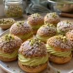 Choux à la crème pistache - Facile fait maison