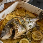Dorade royale au four au vin blanc - Facile fait maison
