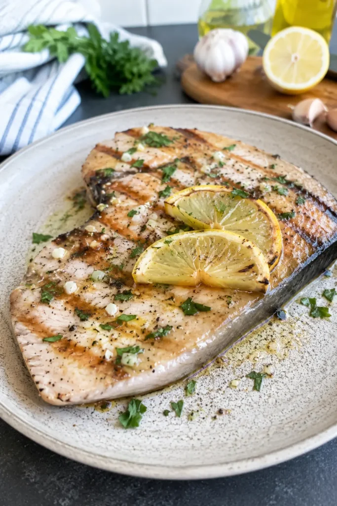 Espadon grillé à la plancha - Facile fait maison