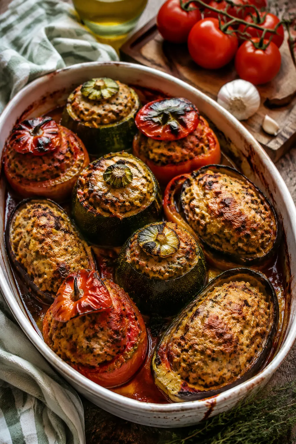 Farcis provençaux mélangés - Facile fait maison