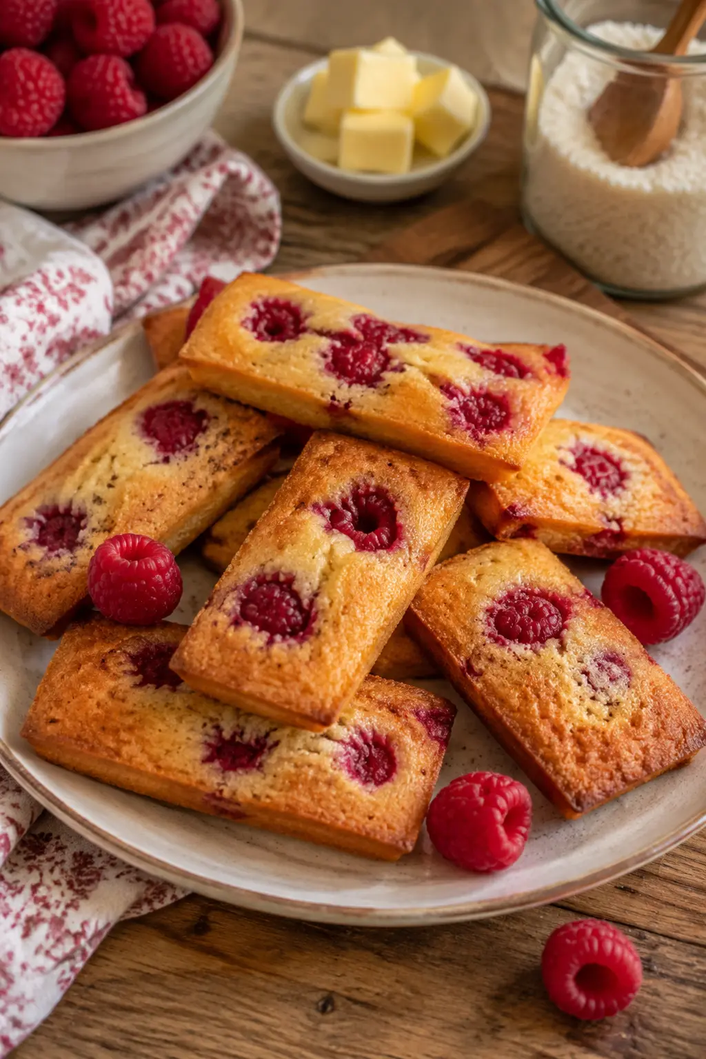 Financiers à la framboise - Facile fait maison