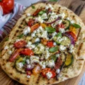 Flatbread grillé aux légumes d'été - Facile fait maison