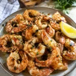 Gambas à la plancha citron ail - Facile fait maison
