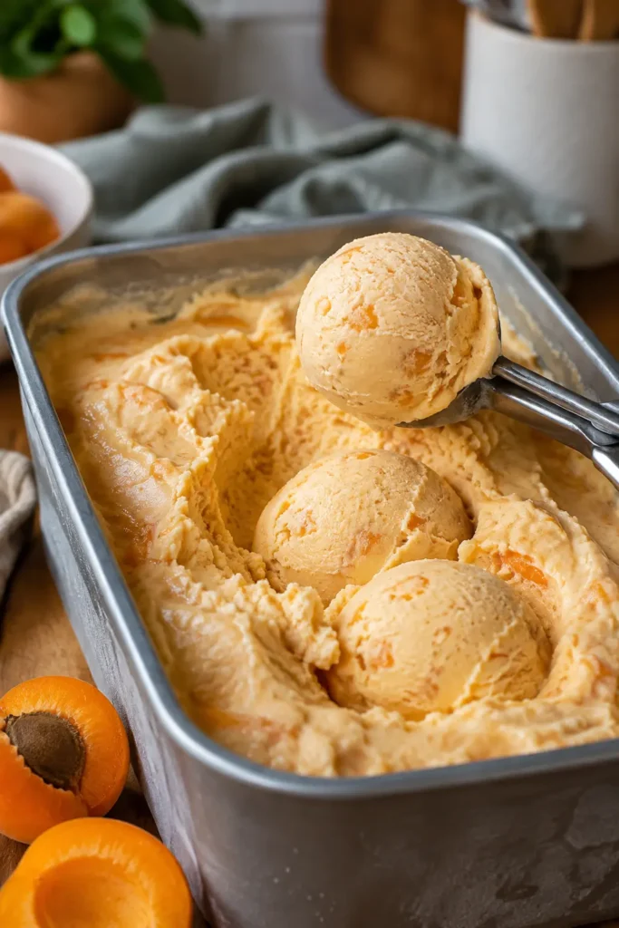 Glace à l'abricot maison - Facile fait maison