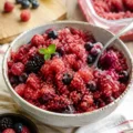 Granité aux fruits rouges - Facile fait maison