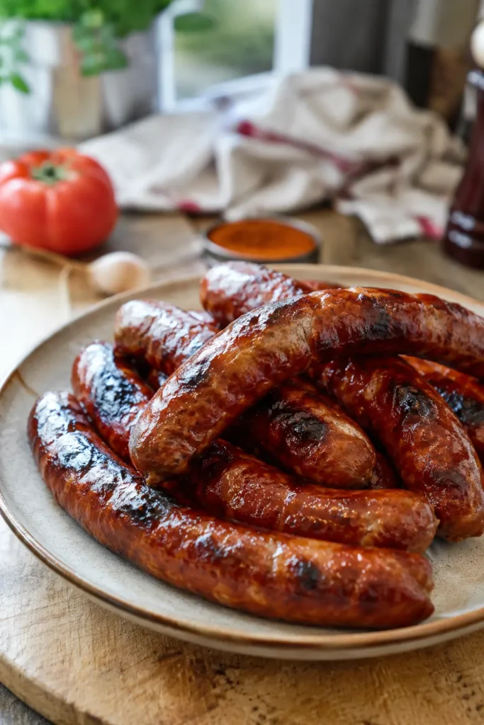 Merguez grillées au barbecue - Facile fait maison