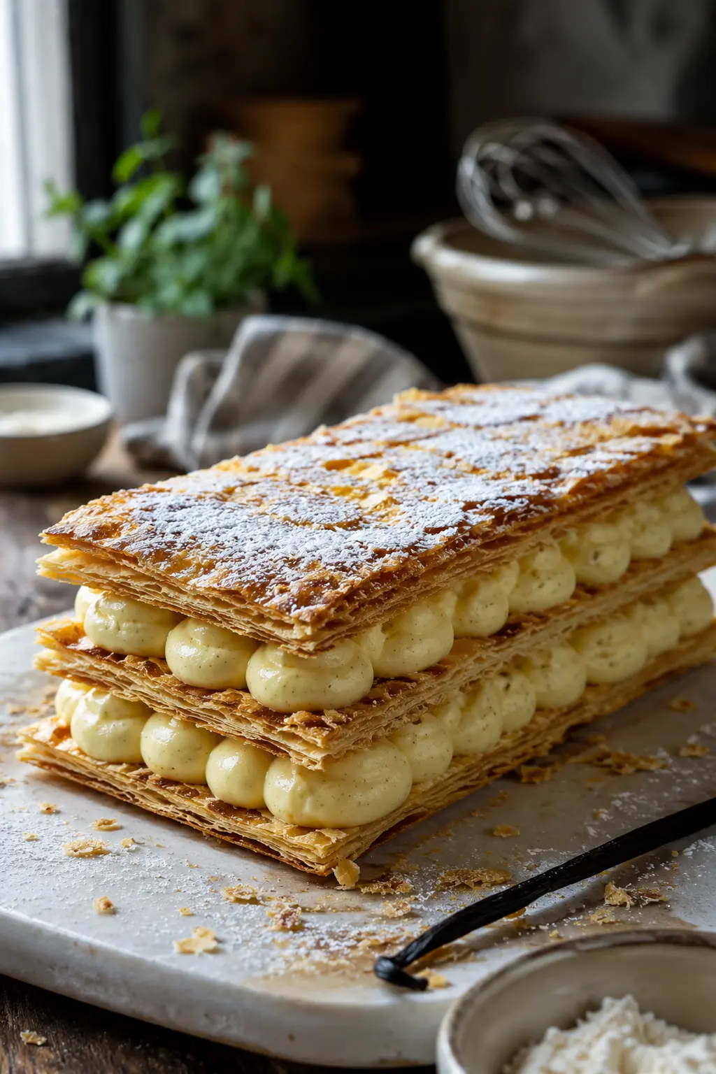 Millefeuille à la vanille - Facile fait maison