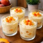 Mousse légère à la pêche - Facile fait maison
