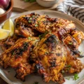 Poulet mariné au yaourt et épices, grillé - Facile fait maison