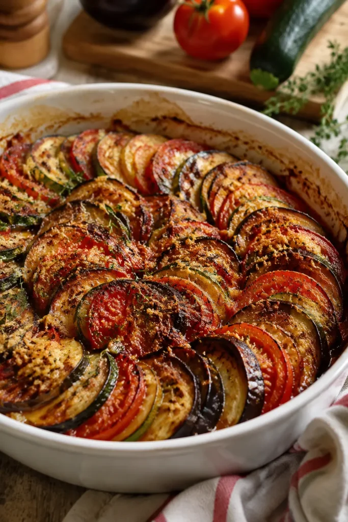 Ratatouille gratinée au four - Facile fait maison