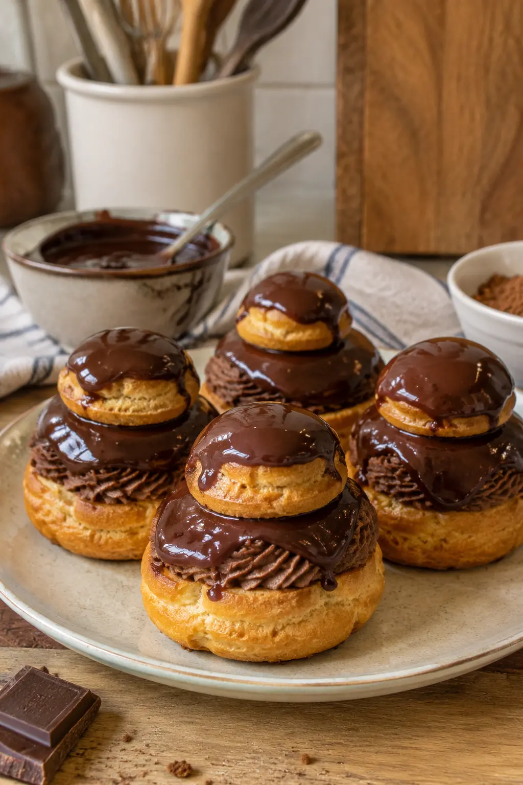 Religieuses au chocolat - Facile fait maison