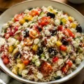 Riz froid façon méditerranéenne aux légumes - Facile fait maison