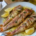 Rougets à la plancha, huile d'olive et citron - Facile fait maison