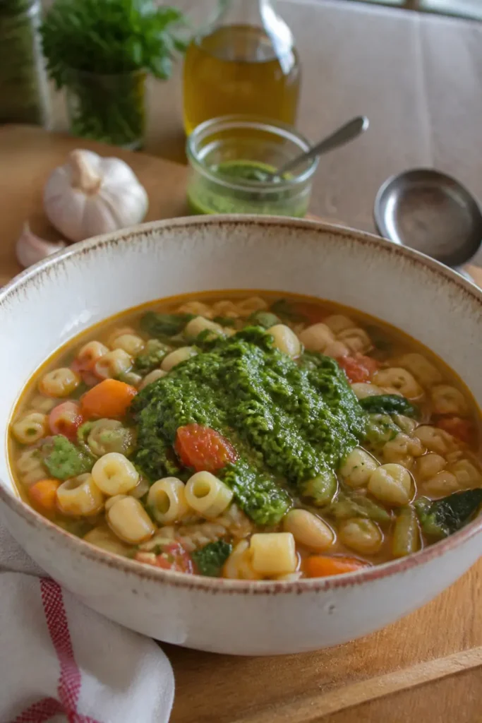 Soupe au pistou provençale - Facile fait maison