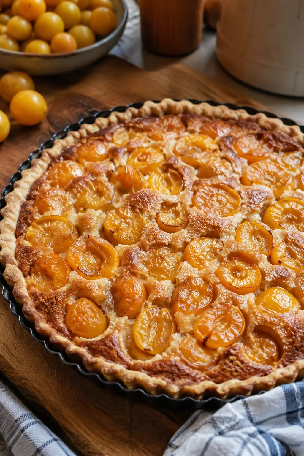 Tarte aux mirabelles amandine - Facile fait maison
