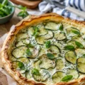 Tarte courgette ricotta menthe - Facile fait maison