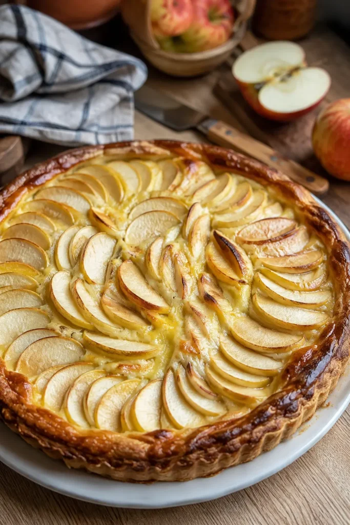 Tarte normande aux pommes - Facile fait maison
