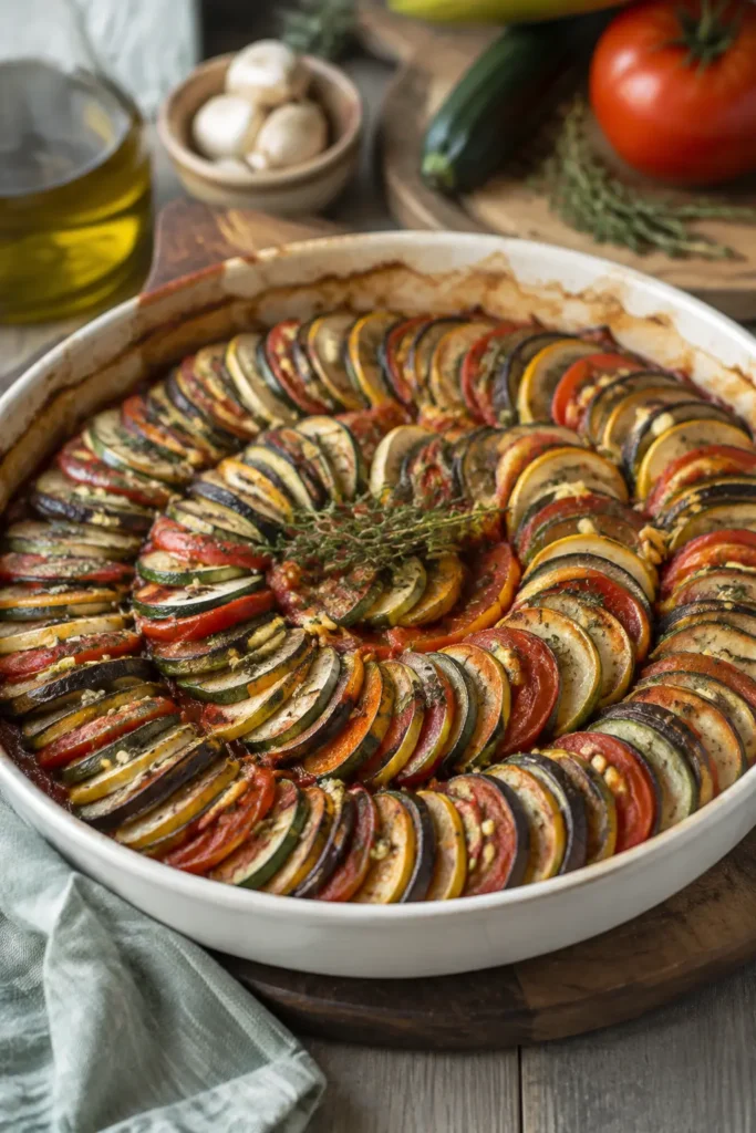 Tian de légumes d'été à la provençale - Facile fait maison