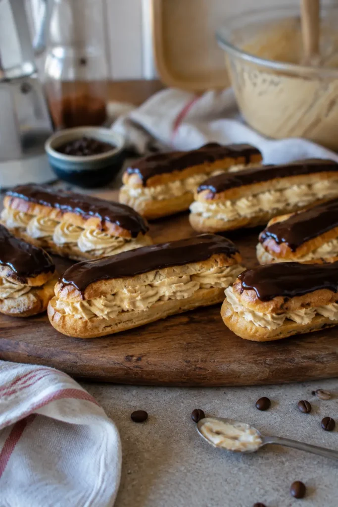 Éclairs au café - Facile fait maison