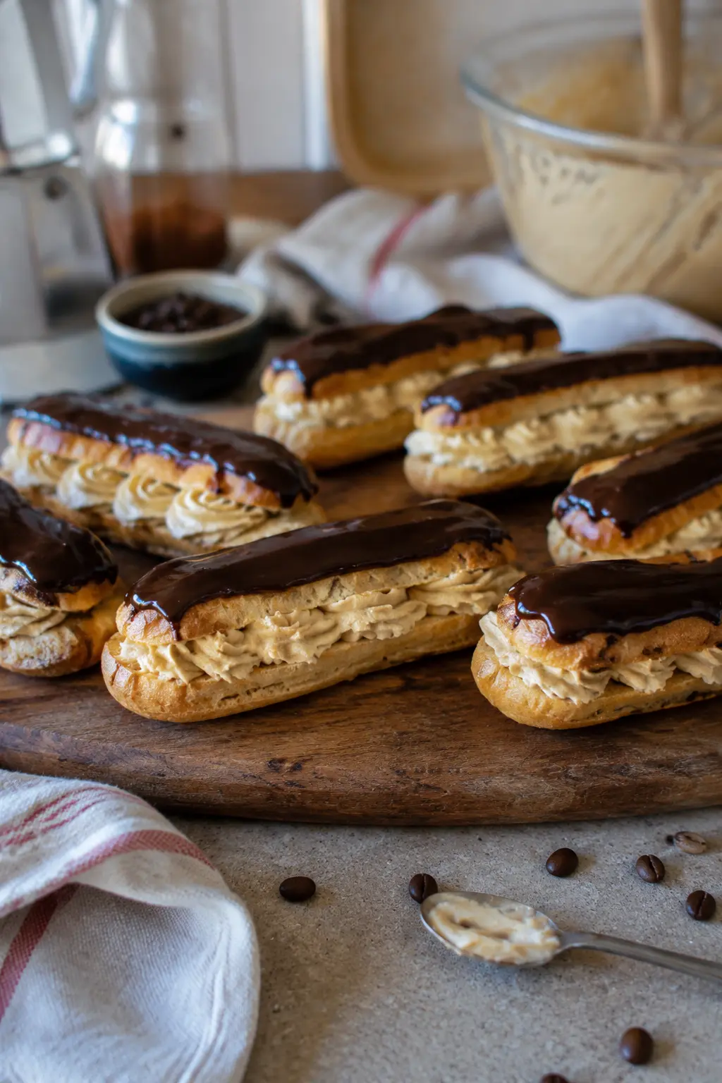 Éclairs au café - Facile fait maison
