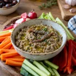 Anchoïade provençale et bâtonnets de légumes - Facile fait maison