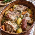 Baeckeoffe alsacien traditionnel aux trois viandes - Facile fait maison