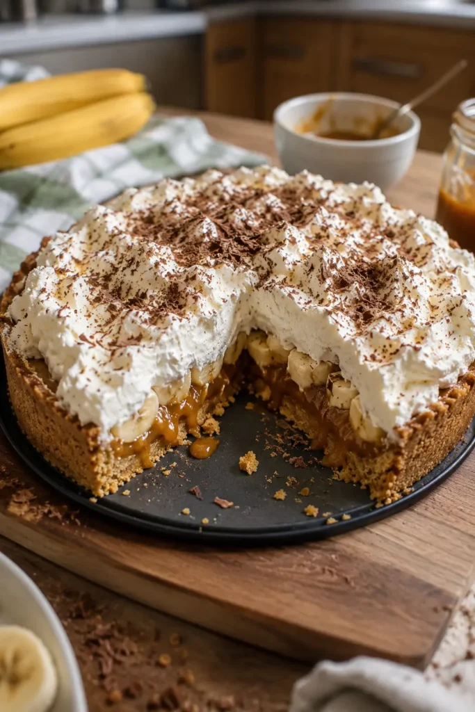 Banoffee pie à la banane et caramel - Facile fait maison