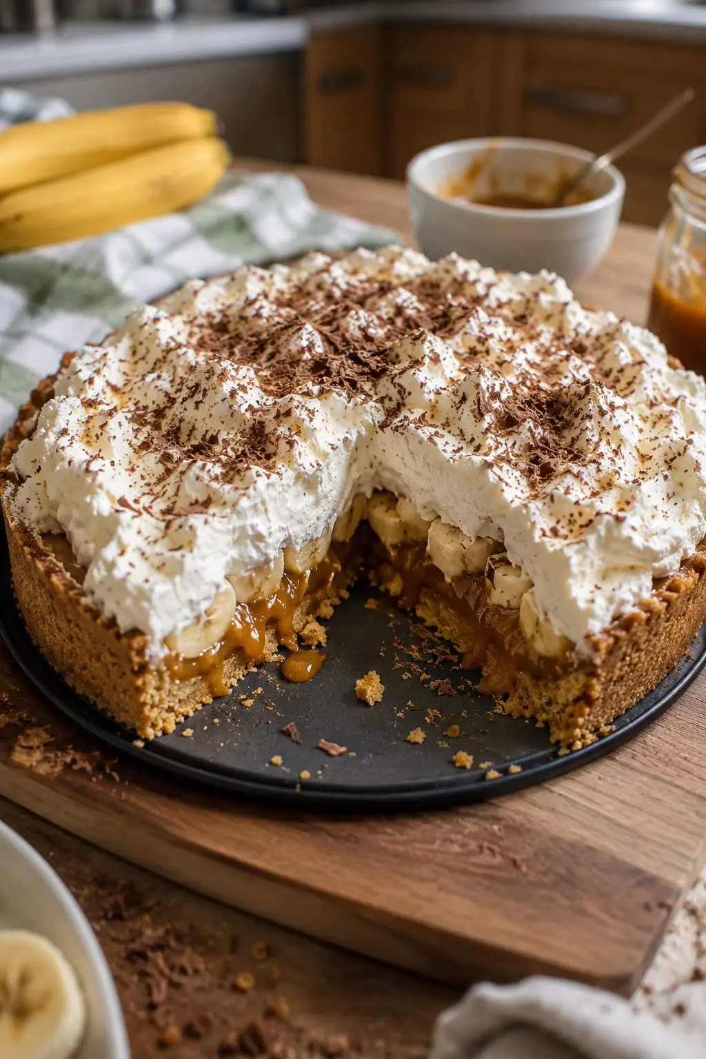 Banoffee pie à la banane et caramel - Facile fait maison