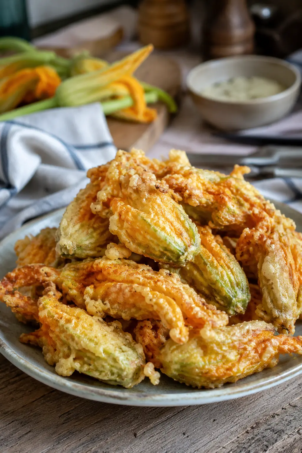Beignets de fleurs de courgette - Facile fait maison