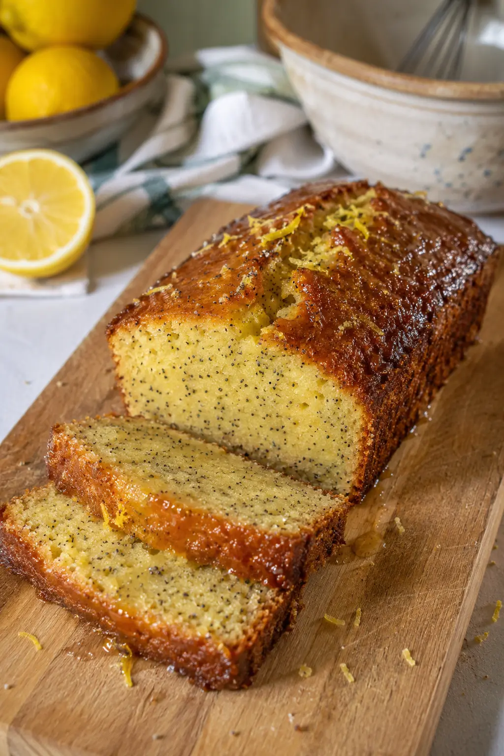 Cake au citron et graines de pavot - Facile fait maison