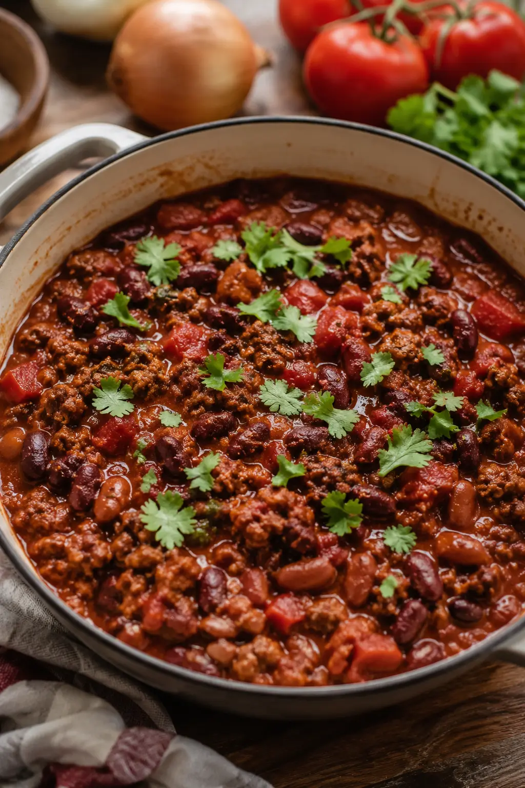 Chili con carne traditionnel au bœuf - Facile fait maison
