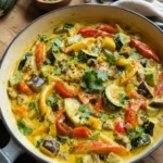 Curry de légumes d'été au lait de coco - Facile fait maison