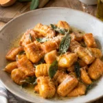 Gnocchi de patate douce maison au beurre de sauge - Facile fait maison