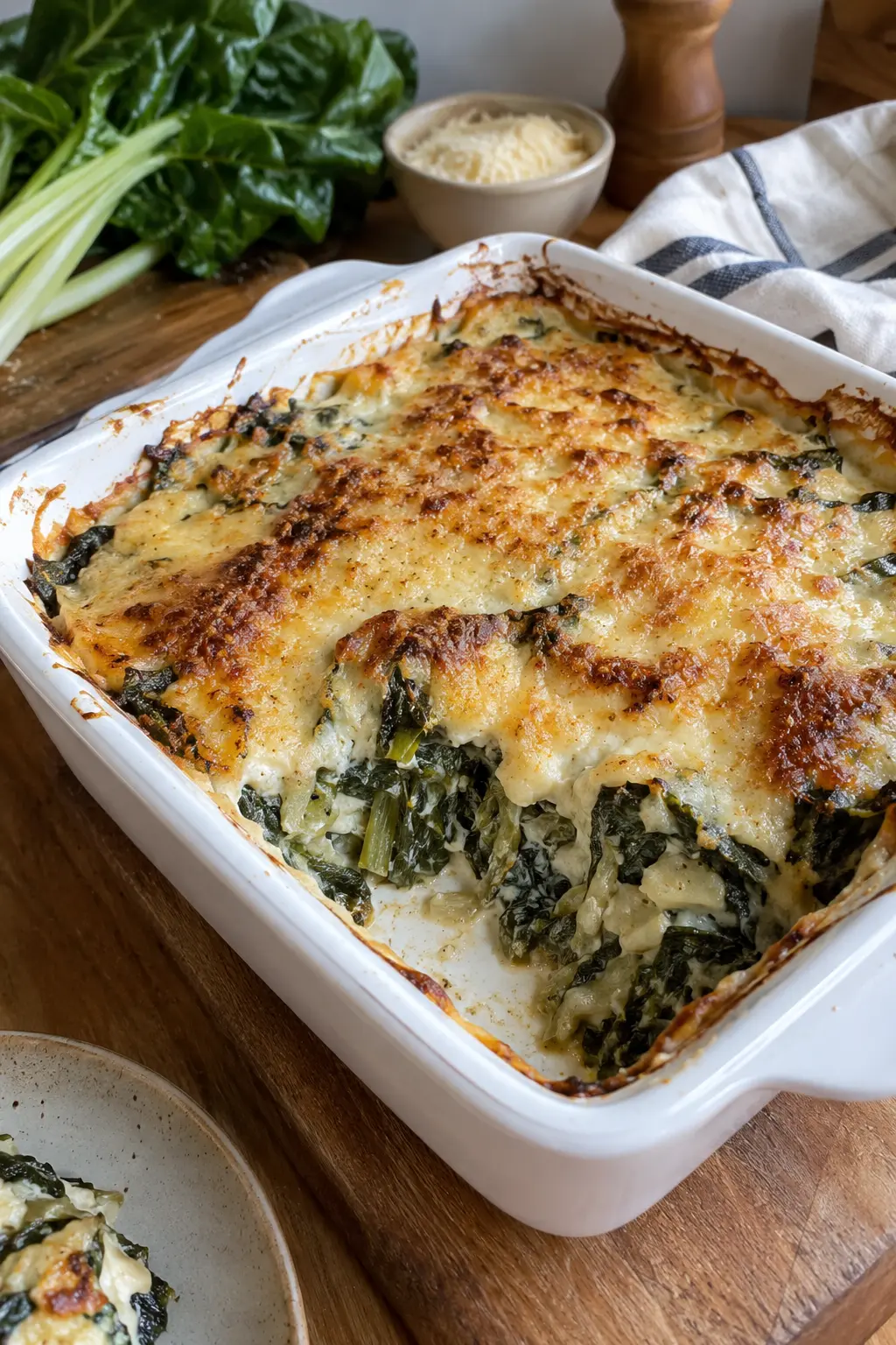 Gratin de blettes à la béchamel maison - Facile fait maison