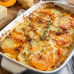 Gratin de potiron et pommes de terre au comté - Facile fait maison