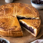 Gâteau basque traditionnel à la cerise noire - Facile fait maison