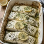 Merlu au four au citron et fines herbes - Facile fait maison