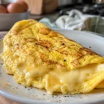 Omelette au fromage fondant - Facile fait maison