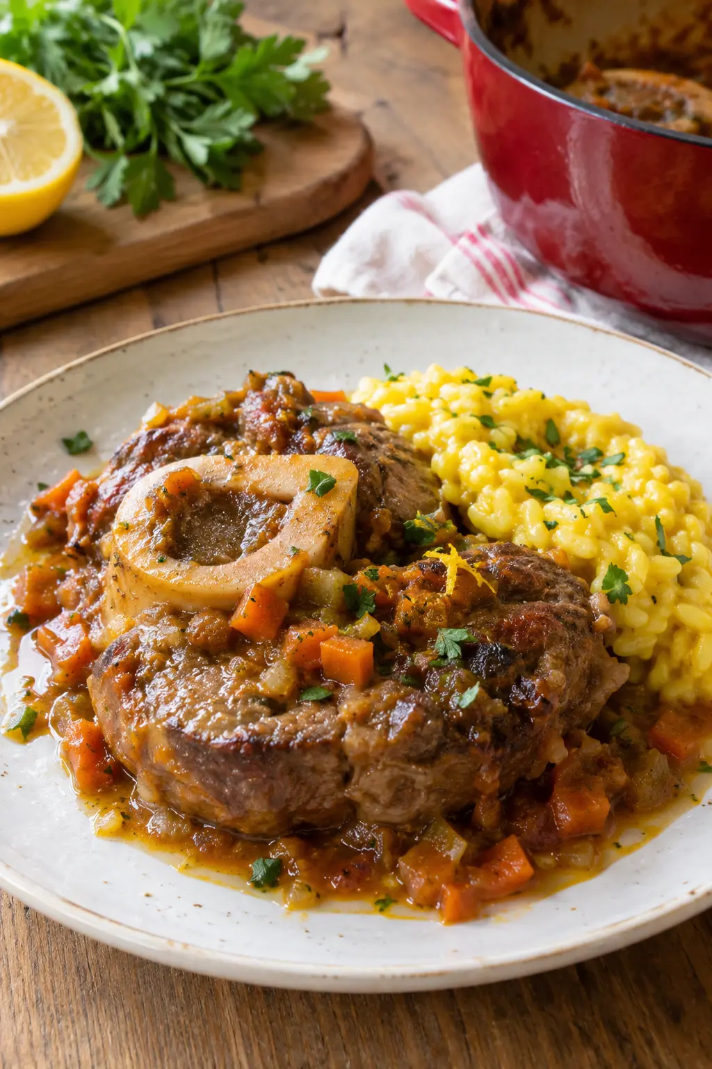Osso buco de veau à la milanaise - Facile fait maison
