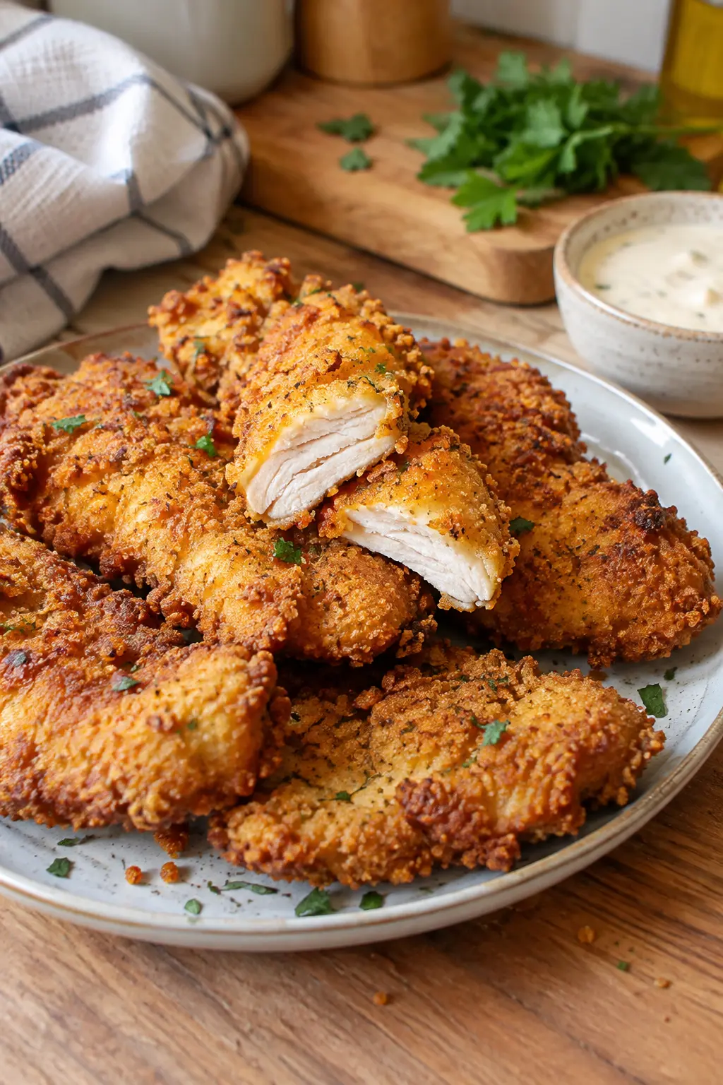 Poulet pané croustillant maison - Facile fait maison