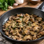 Poêlée de champignons de Paris à l'ail - Facile fait maison