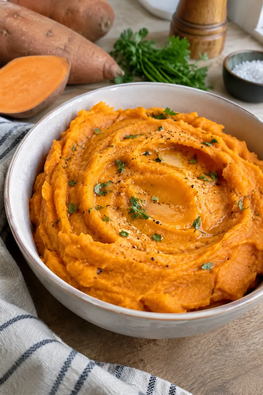 Purée de patate douce onctueuse - Facile fait maison