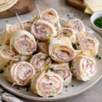 Roulés apéritifs froids, jambon-fromage - Facile fait maison