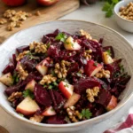 Salade de betterave rouge aux noix et pommes - Facile fait maison