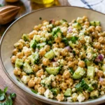 Salade de pois chiches au cumin et feta - Facile fait maison