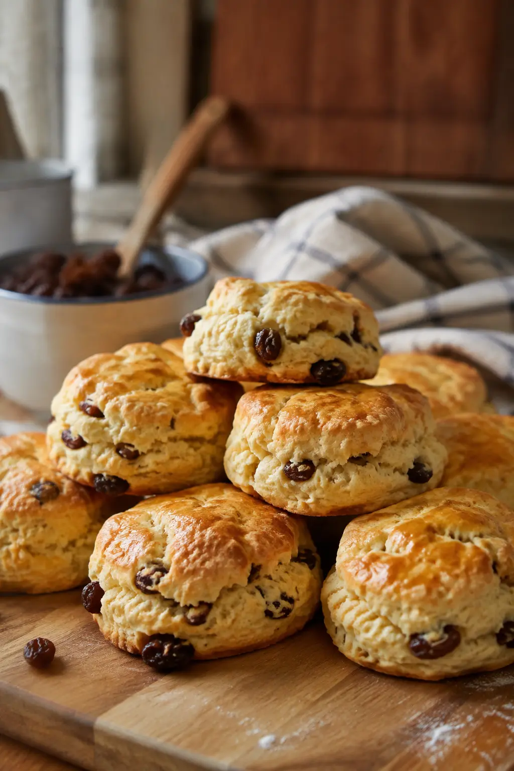 Scones anglais aux raisins secs - Facile fait maison
