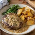 Steak haché maison, sauce à l'échalote - Facile fait maison