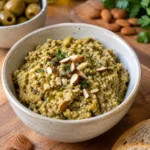 Tapenade d'olives vertes et amandes maison - Facile fait maison